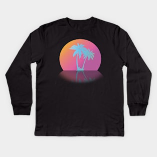 HEATWAVE-ECHOES OF A NEW DAWN #4 PALM & SUN Kids Long Sleeve T-Shirt